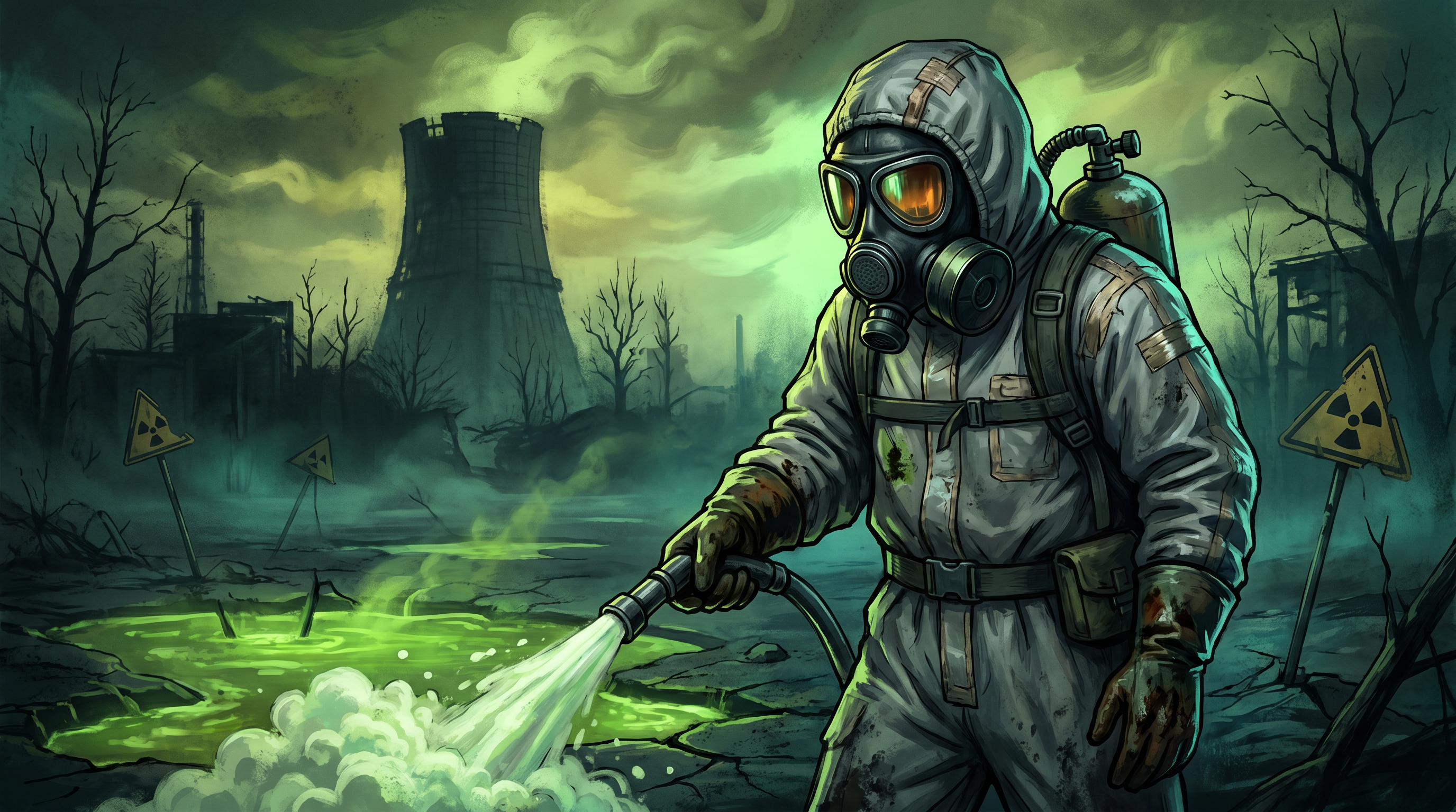 Hazmat action shot